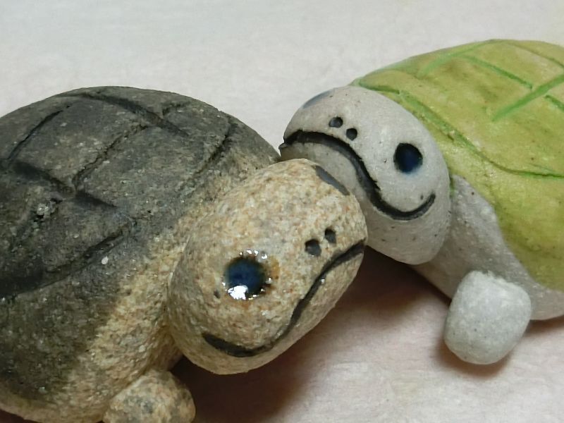 ちびかめセット - 陶房花咲