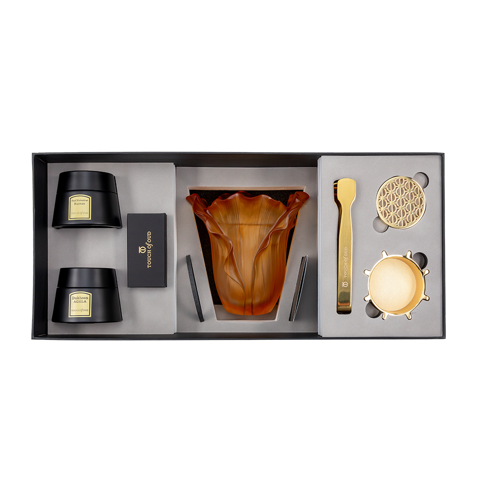 5pcs Gift Set Amber Cabbage Burner - Touch of OUD