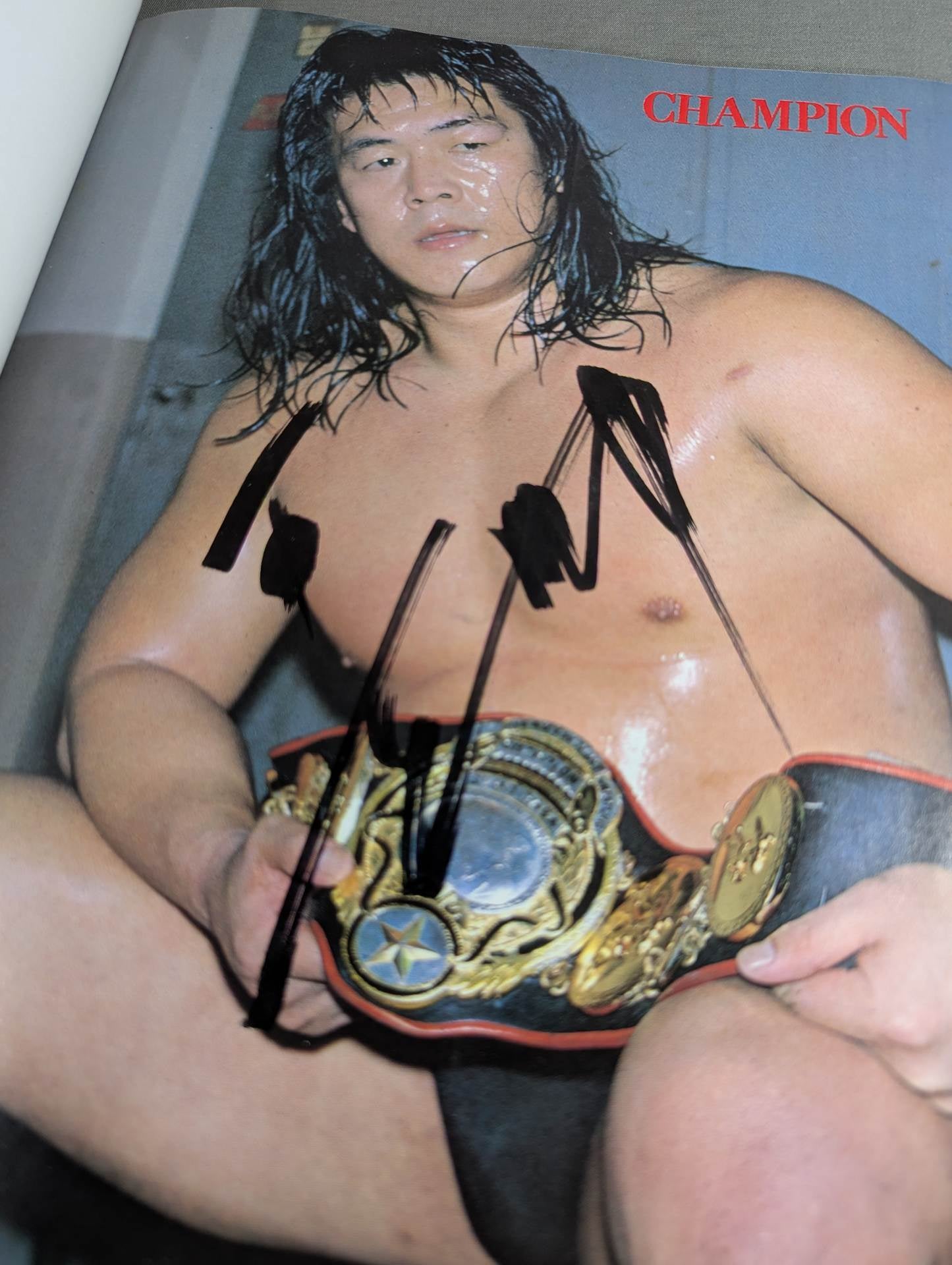 直筆サイン入り】WE LOVE RIKI 長州力 フォトメモリアル – 闘道館