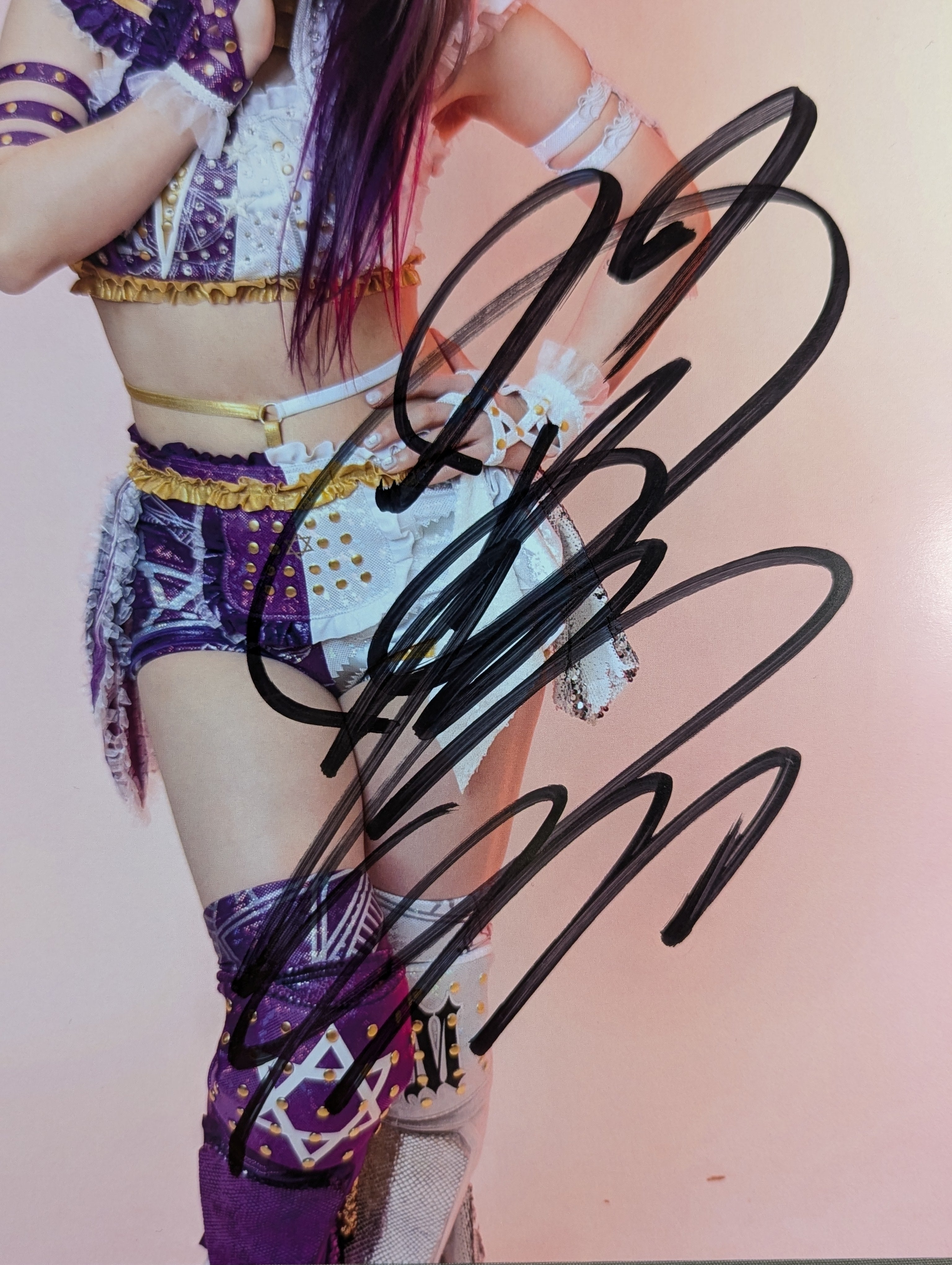 スターダム 受注商品 Bikinng 10 中野たむ 選手 直筆サイン入り スター