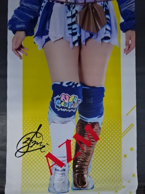 女子プロレス スターダム ひめか 等身大 タペストリー 中古品 女子