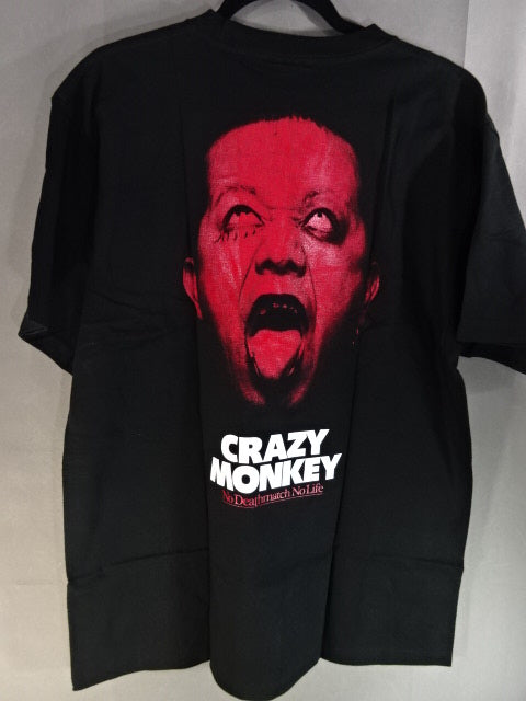 葛西純「CRAZY MONKEY NO DEATHMATCH NO LIFE」Tシャツ – 闘道館