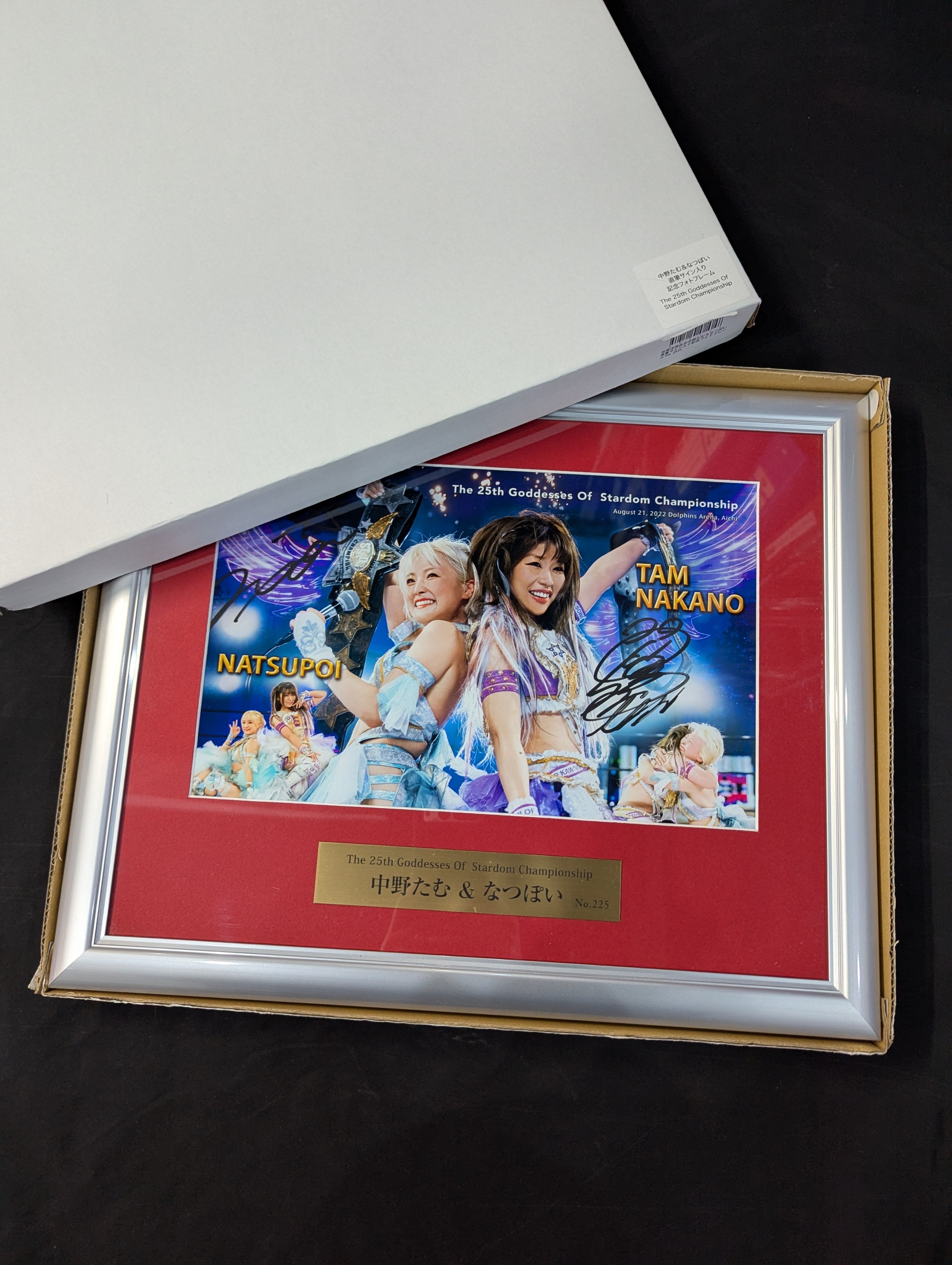 中野たむ＆なつぽい 直筆Wサイン入り 記念フォトフレーム Goddesses Of