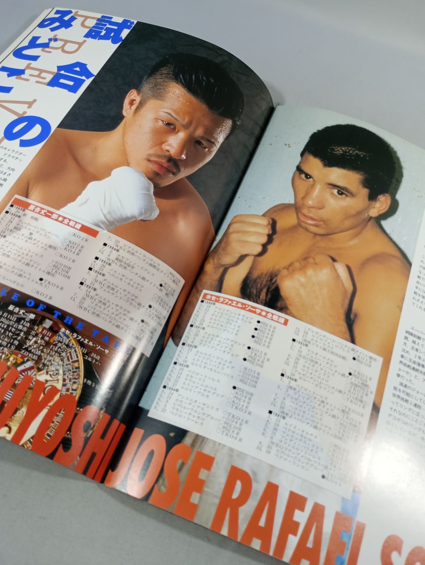 WBC世界バンタム級タイトルマッチ】辰吉丈一郎vsソーサ – 闘道館