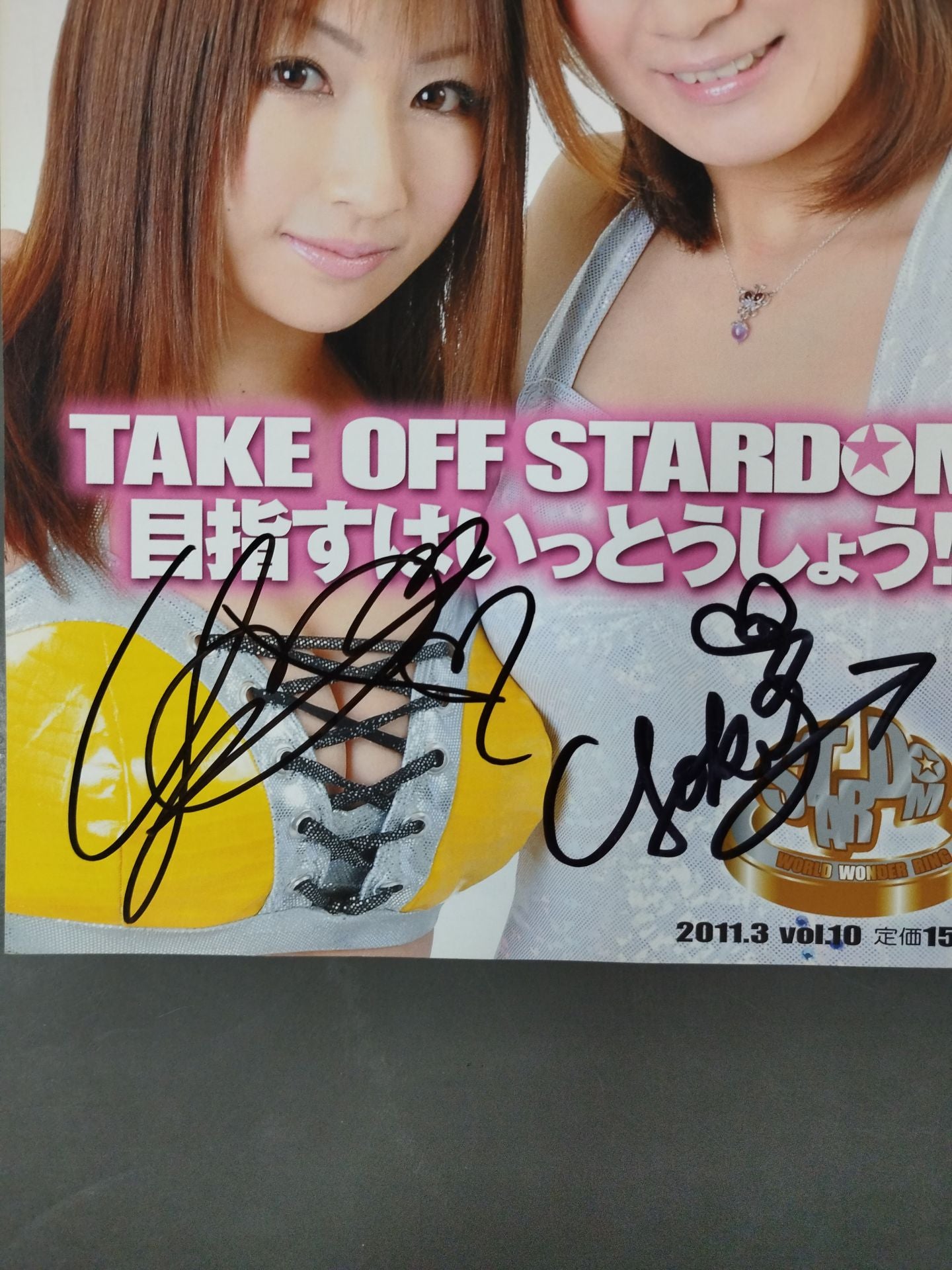 愛川ゆず季&美闘陽子直筆サイン入り】リングスターズ10 – 闘道館