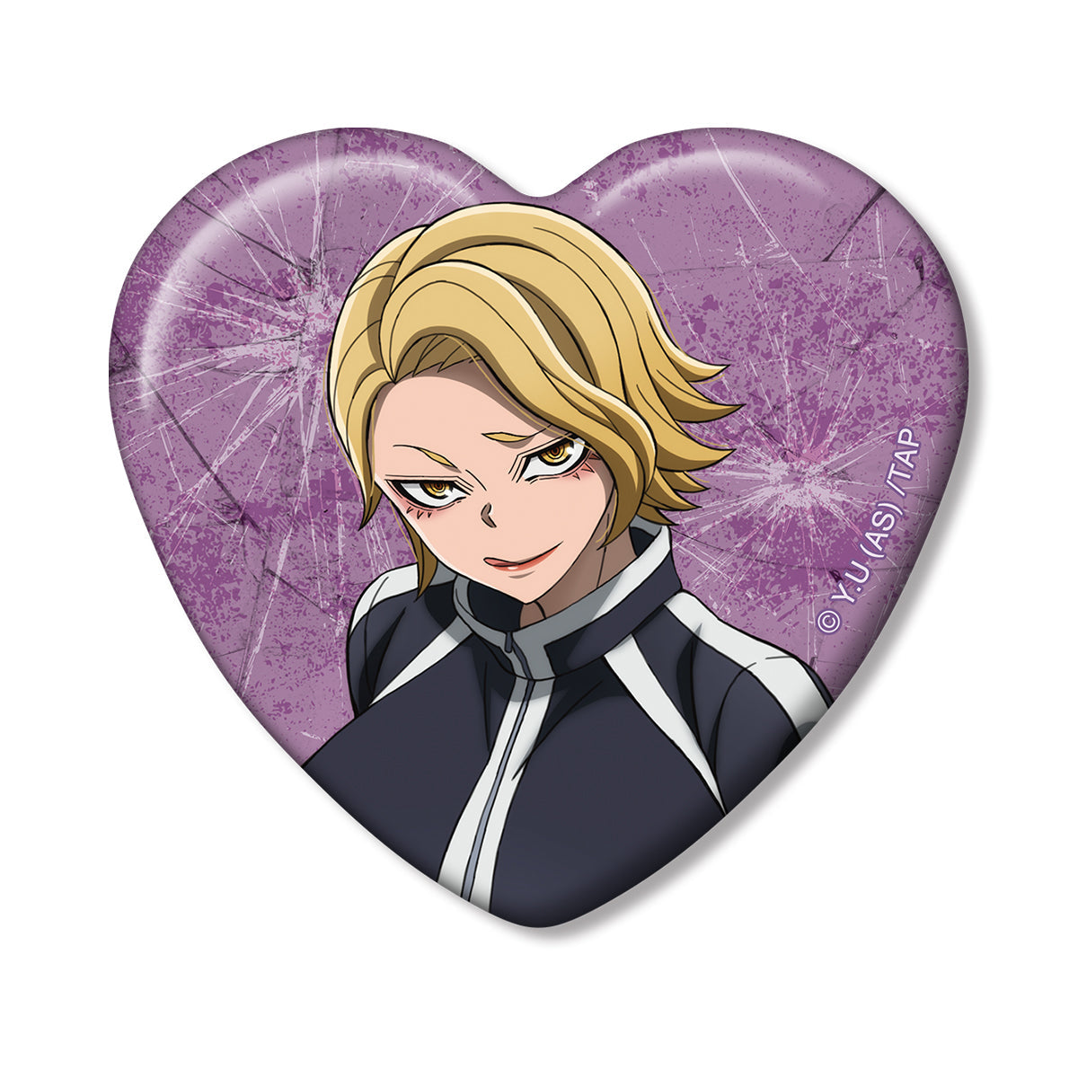 薄桜鬼 遊戯録 アニメガ ビックカメラ ソフマップ 藤堂 ハート缶バッジ