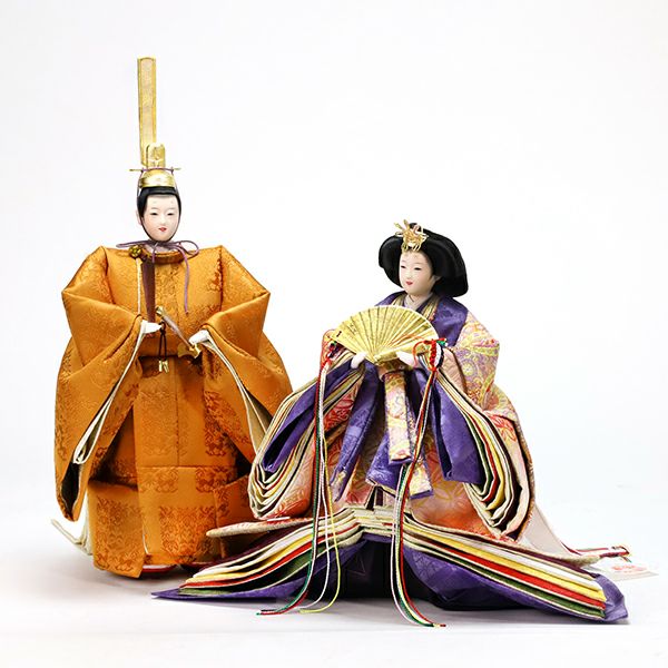 東之華 立雛「黄櫨染立雛」 | トラディショナル 親王飾り | 人形の東玉