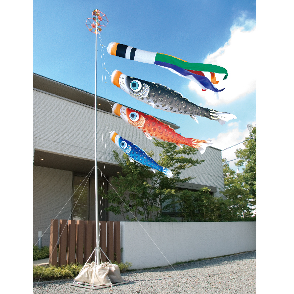 吉兆鯉4M6点【庭園ｽﾀﾝﾄﾞｾｯﾄ】 | 吉兆 | 人形の東玉