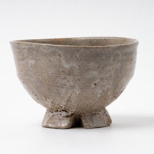 李朝割高台茶碗 – Tea Bowl with Dividing Bottom | 陶磁オンライン
