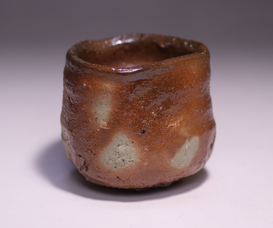池西 剛 作 「緋襷酒盃」 ～備前焼専門卸小売店 川口陶楽苑～