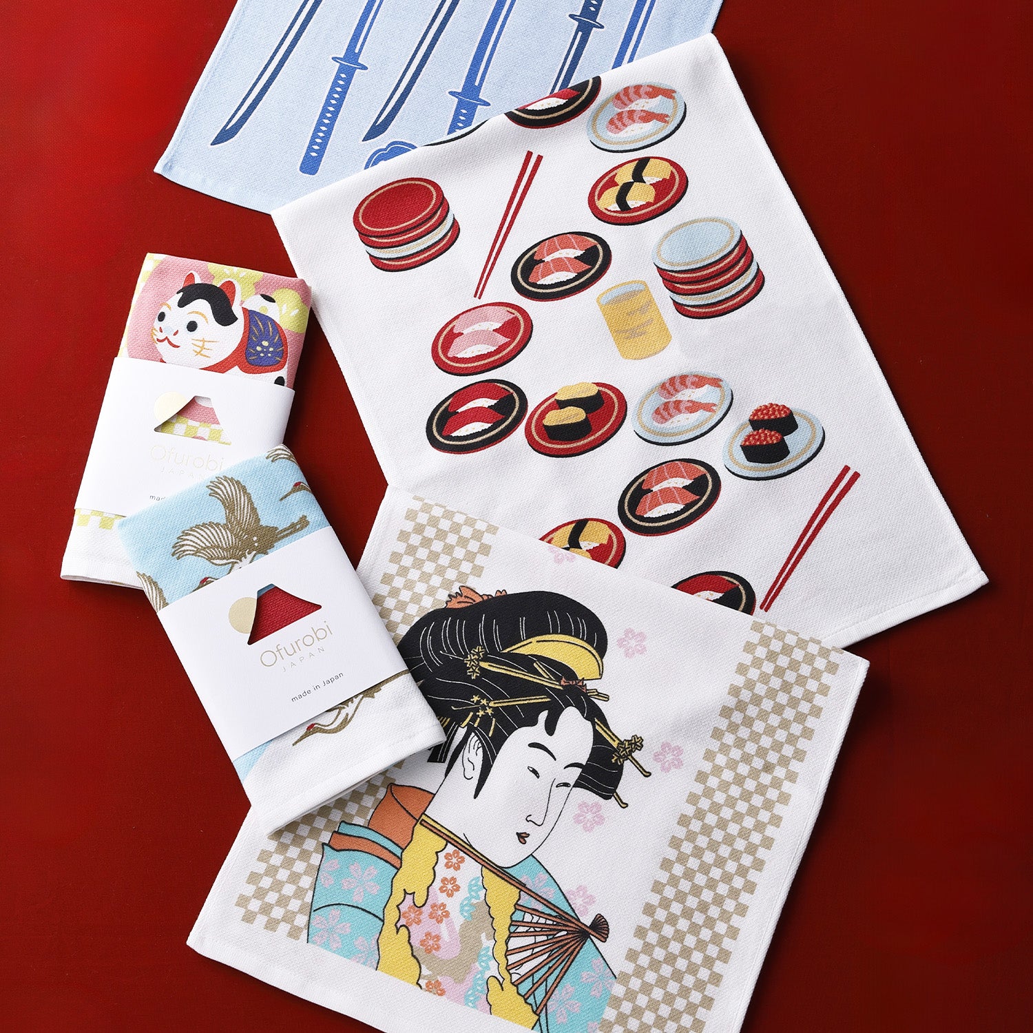 Ofurobi』やきとり 手ぬぐいタオル（帯付） – タオル美術館公式