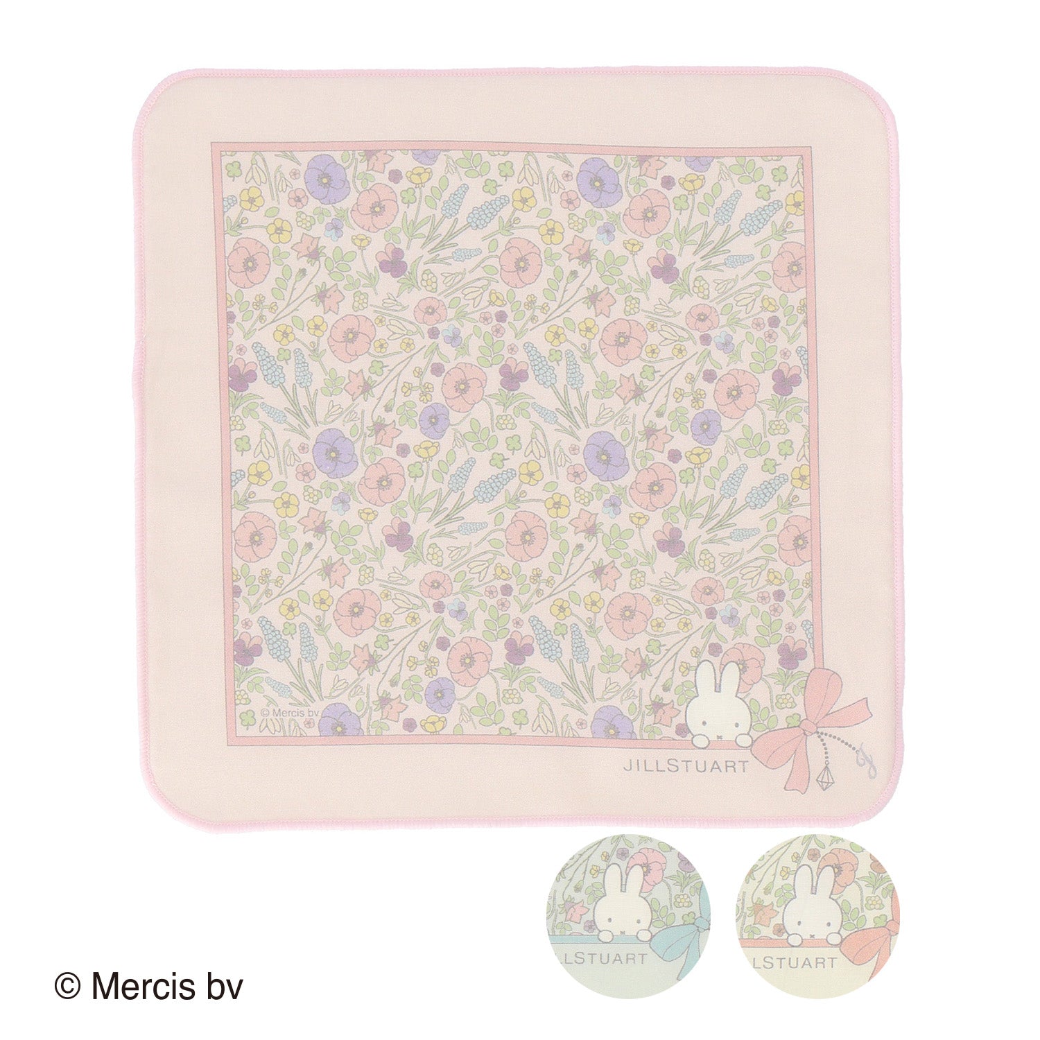 miffy』JILL STUART with miffy ダブルフェイスハンカチ(07601003