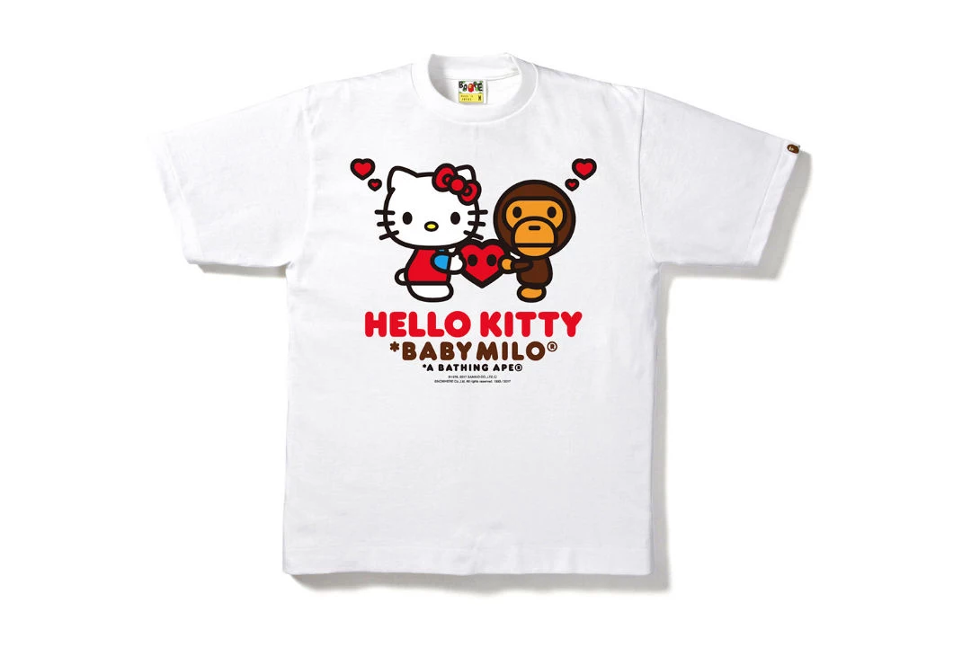 Bape Collaborates With Hello Kitty and My Melody for Valentine's Day