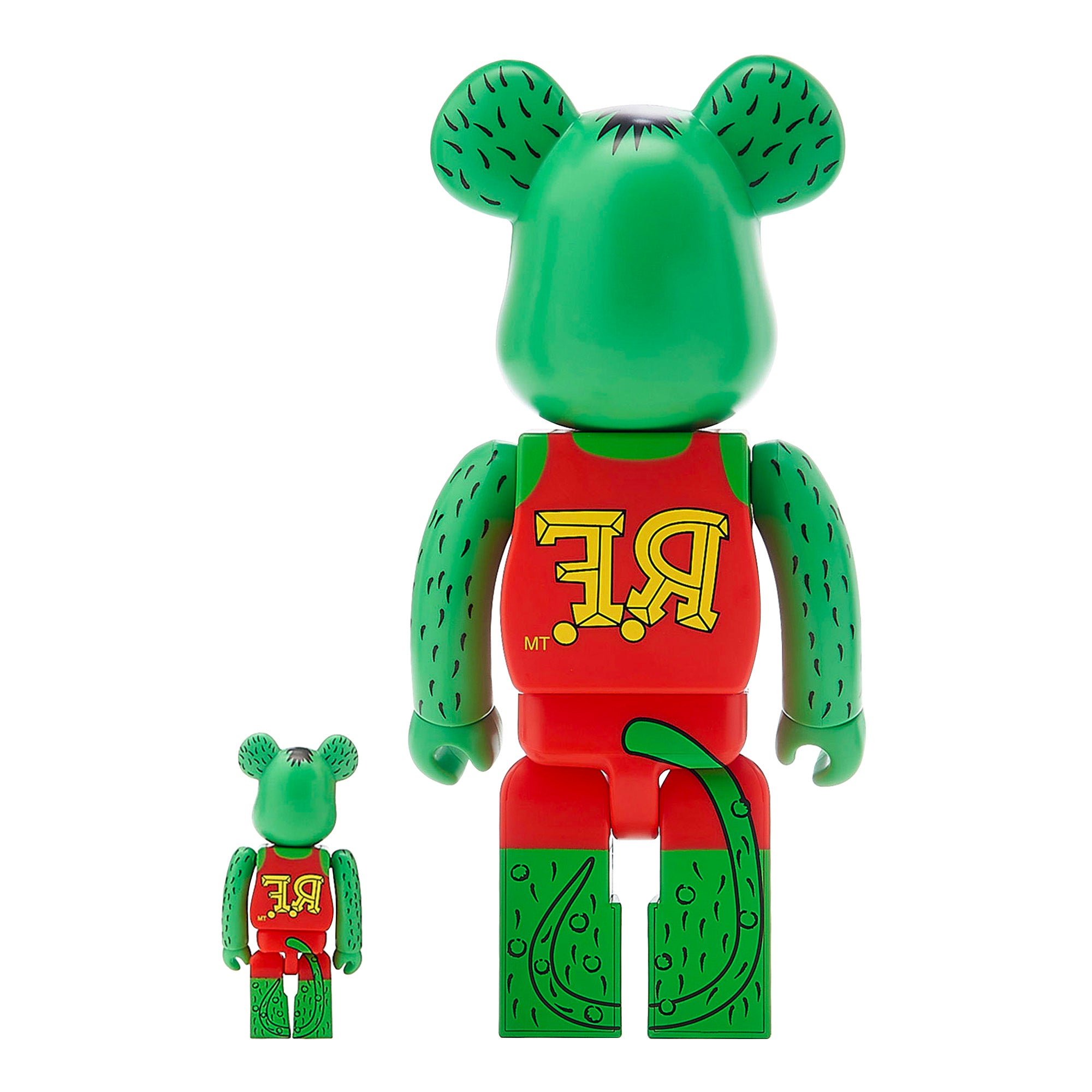 MEDICOM TOY: BE@RBRICK - Rat Fink Green 100% & 400% – TOY TOKYO