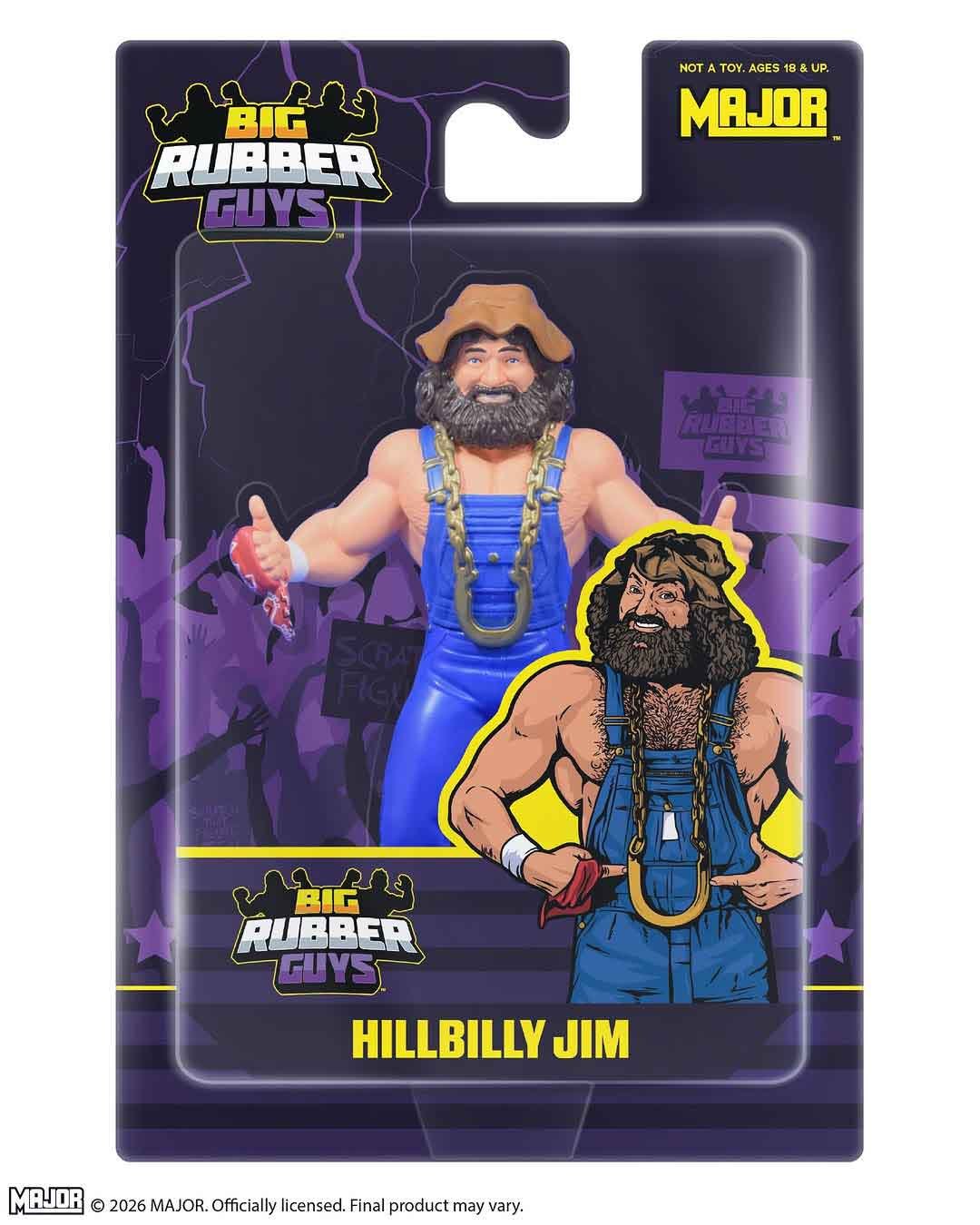 Hillbilly Jim & Tito Santana Big Rubber Guys Preorder - Toy Habits