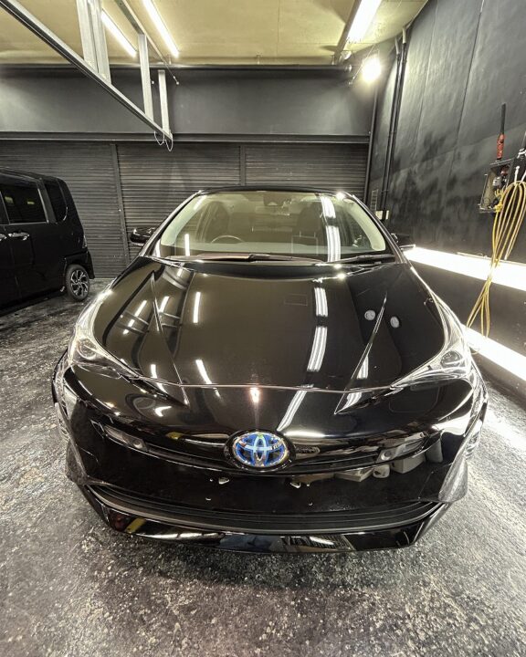 プリウスセラミックコーティングSystemXPRO＋ガラス撥水コーティング