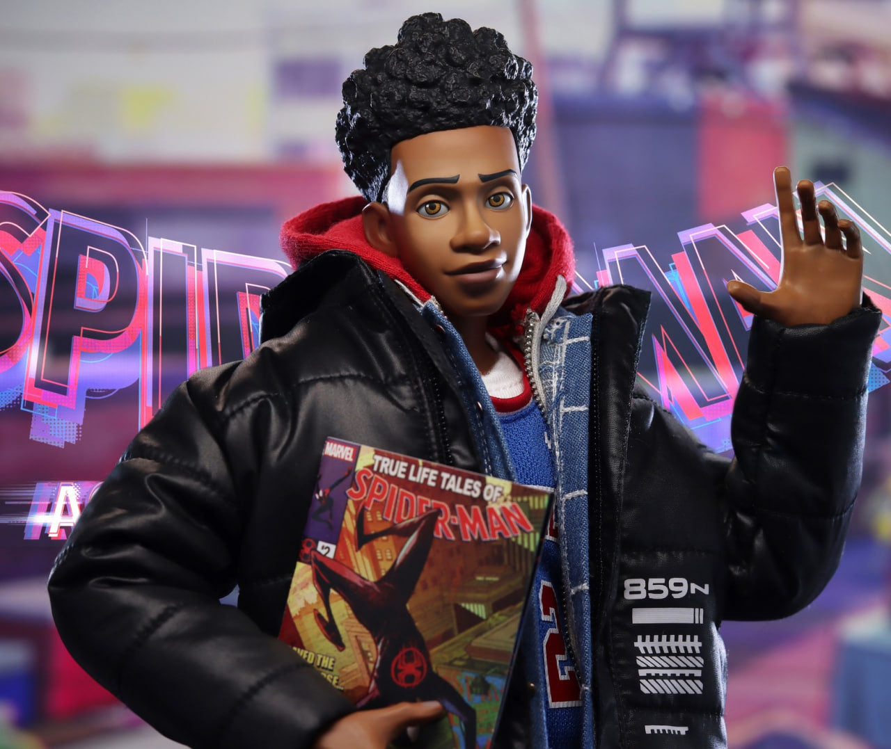 READY🔥Hot Toys MMS710B Spider-man: Across The Spiderverse – Miles