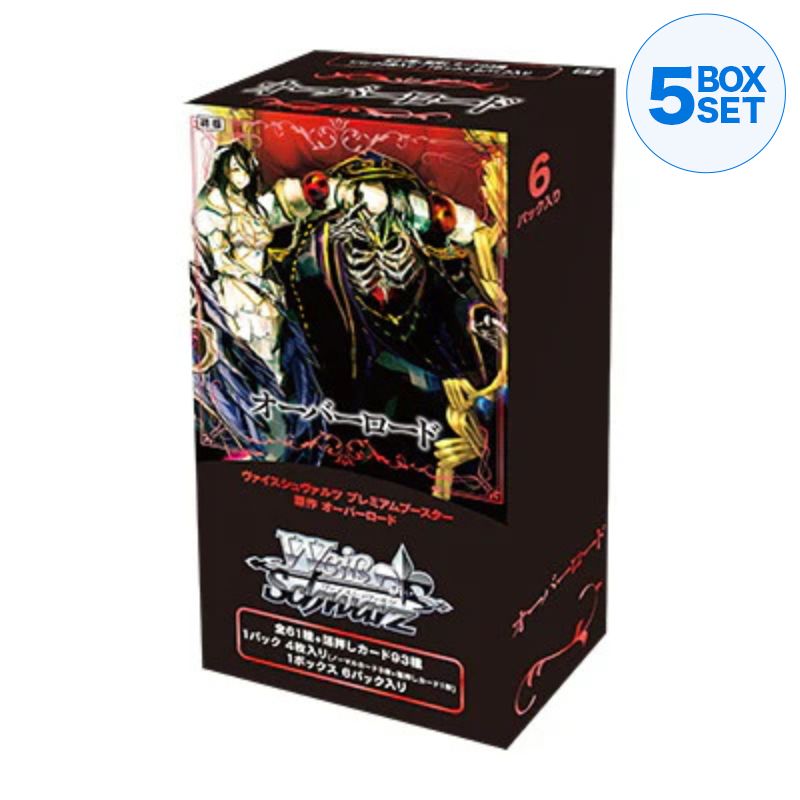 Weiss Schwarz Overlord Premium Booster Pack Box TCG JAPAN OFFICIAL