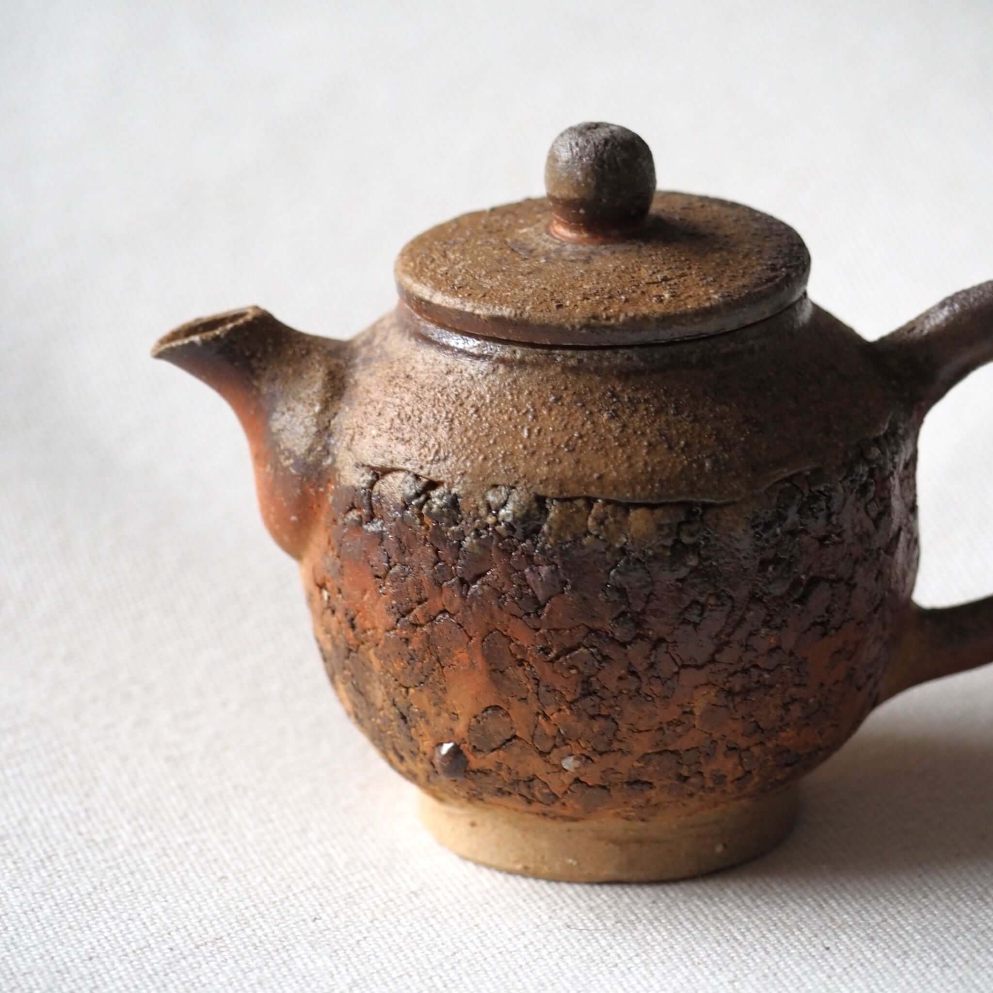 備前焼 細川敬弘作 礫急須 B [東山堂煎茶器店 オンラインショップ