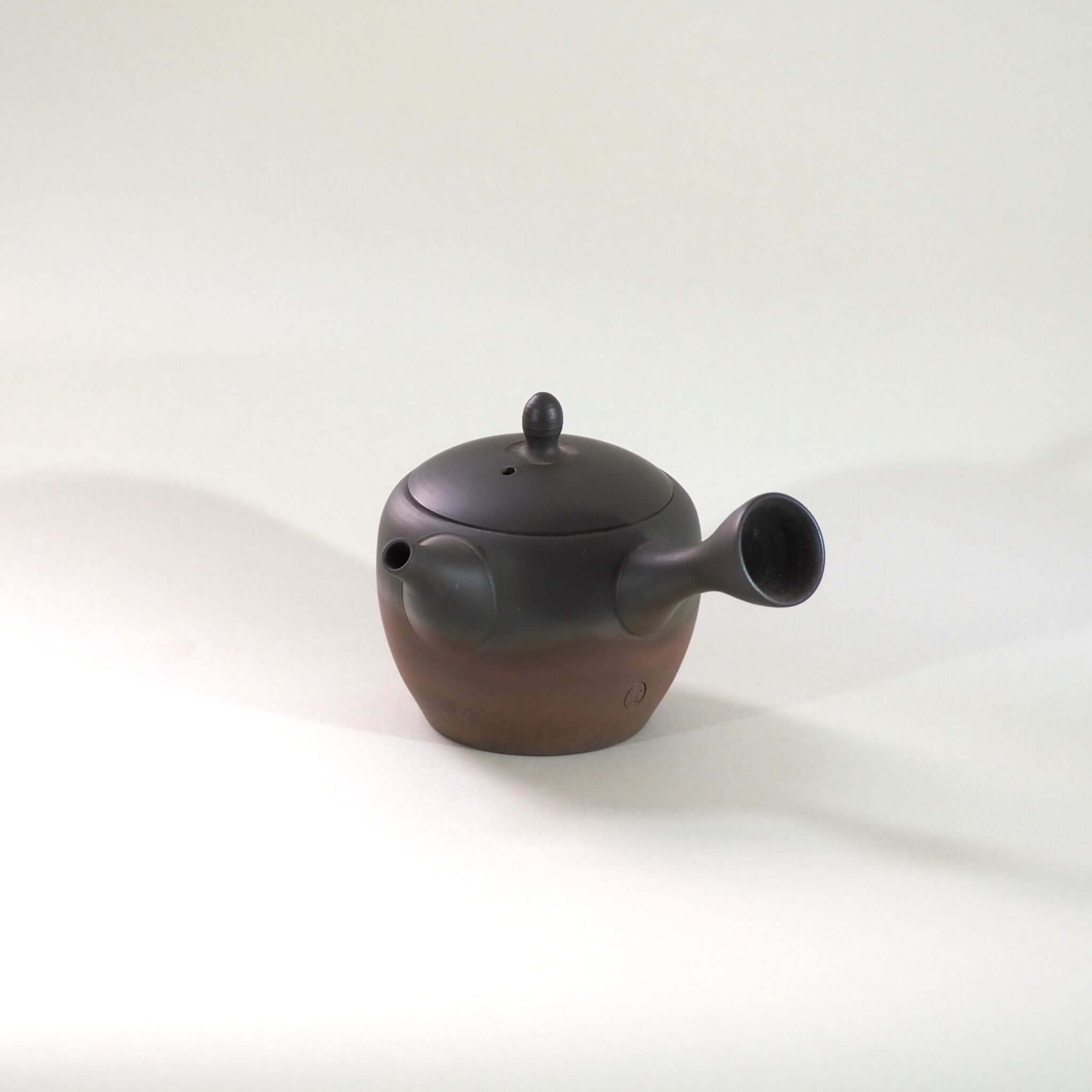 常滑焼 窯変長丸急須 玉光陶園作 [東山堂煎茶器店 オンラインショップ