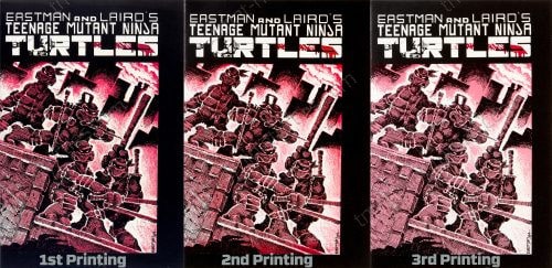 How To Tell if TMNT #1 Is a 1st, 2nd, 3rd, or Counterfeit Printing