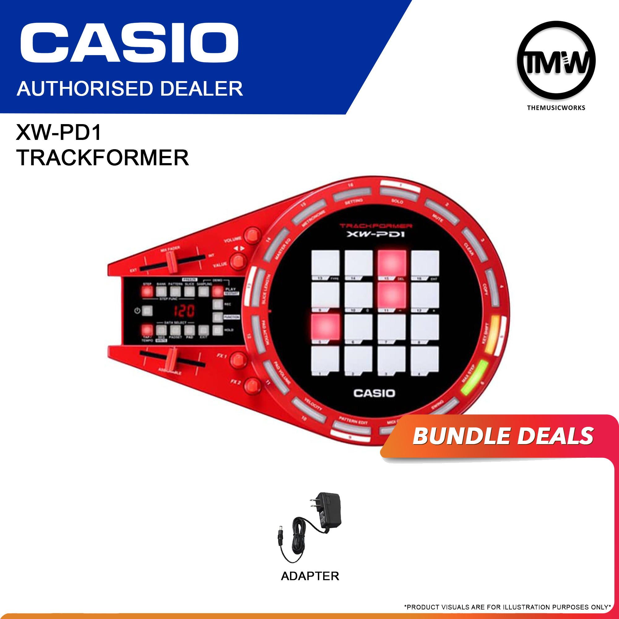 Casio XW-PD1 Trackformer Groove Center | TMW