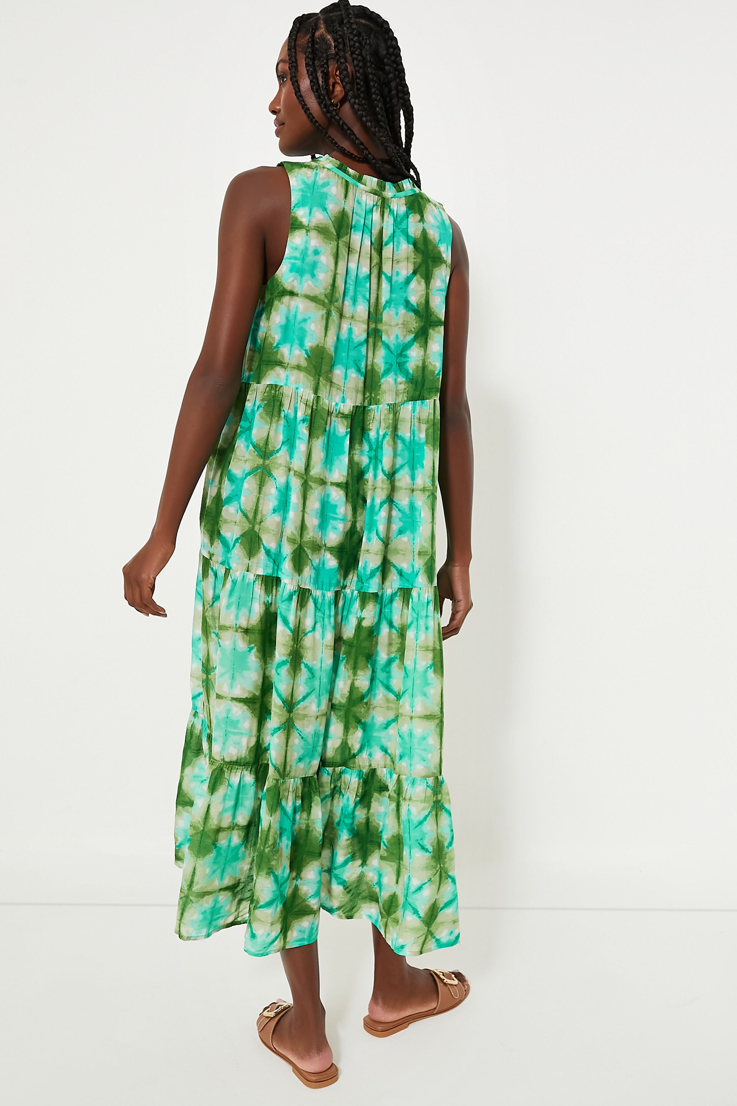 Seafoam Medallion Salty Paloma Caftan | Tnuck Beach