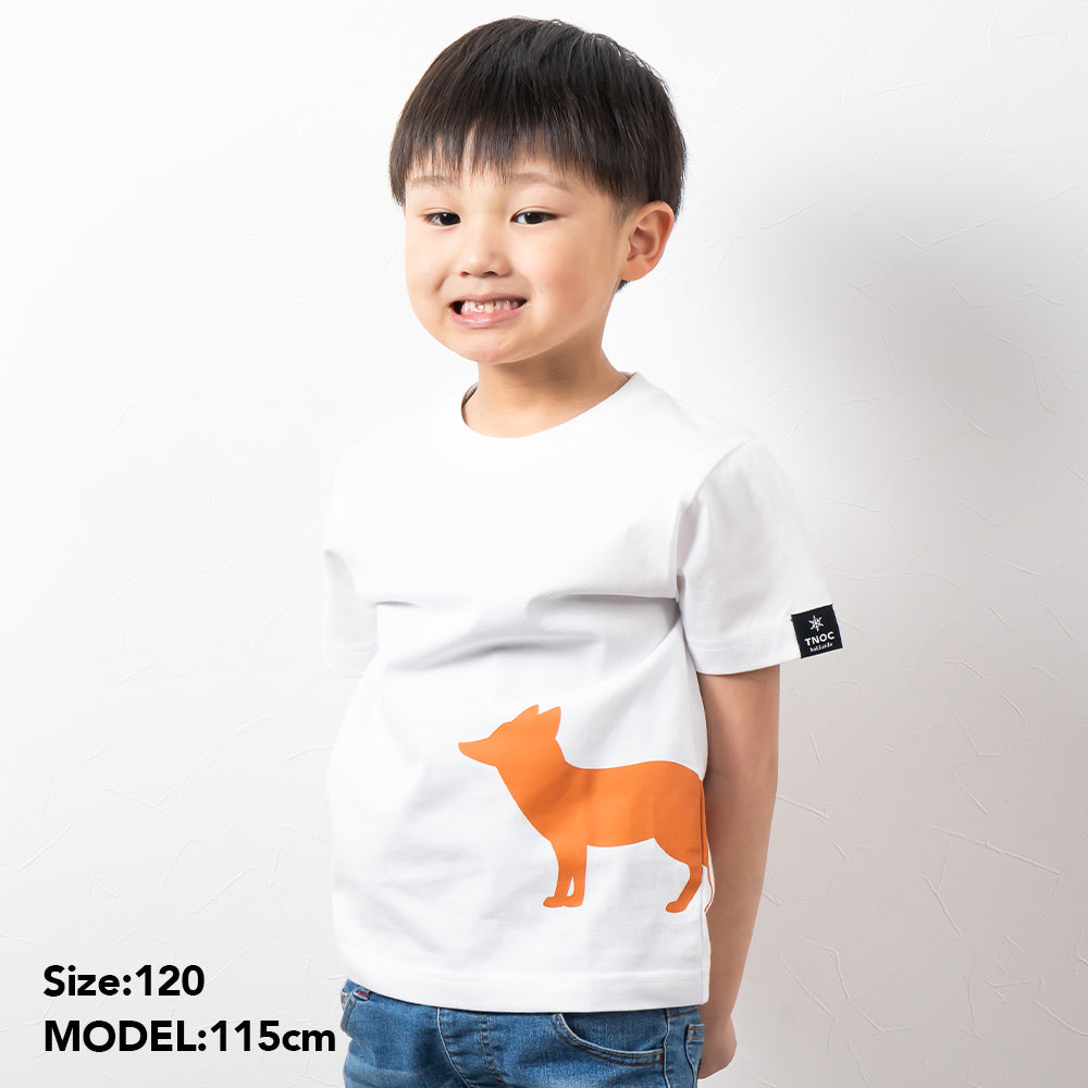 TNOC THE TEE2 BIG SHAPE KIDS / KITSUNE