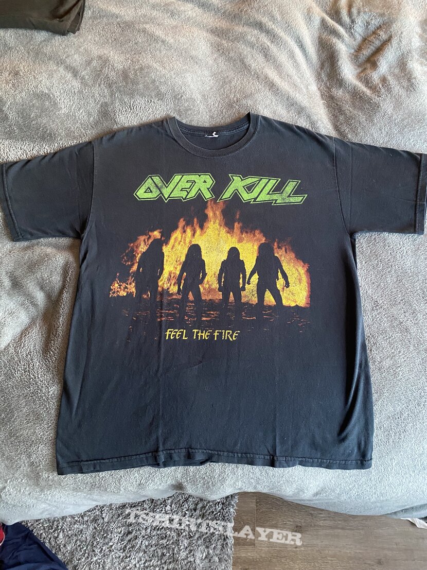 2000's Overkill Feel The Fire shirt | TShirtSlayer TShirt and