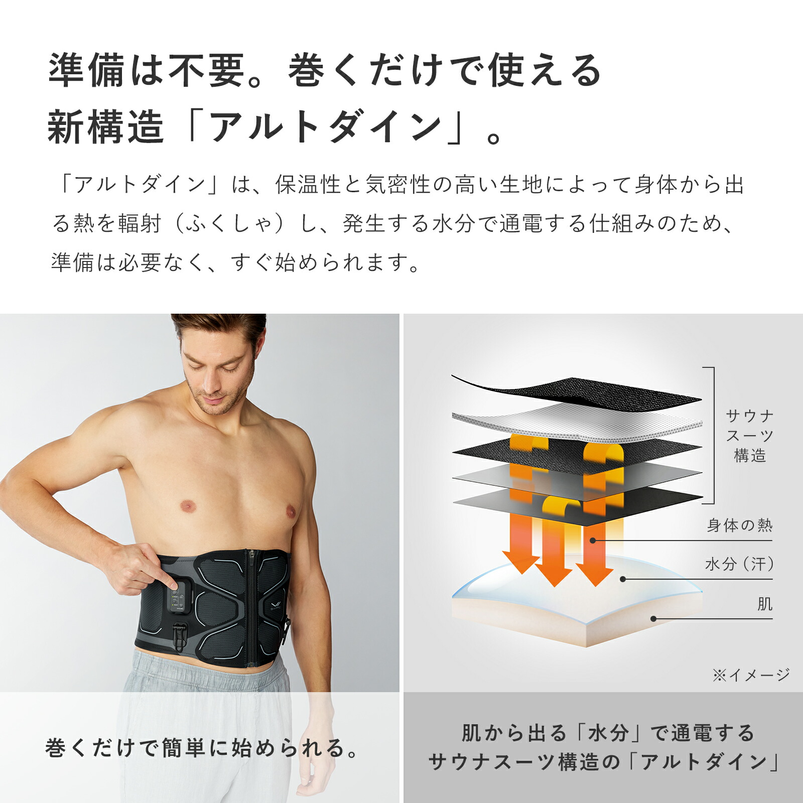 シックスパッド コアベルト 2 コントローラー SIXPAD 腹筋 M シックス