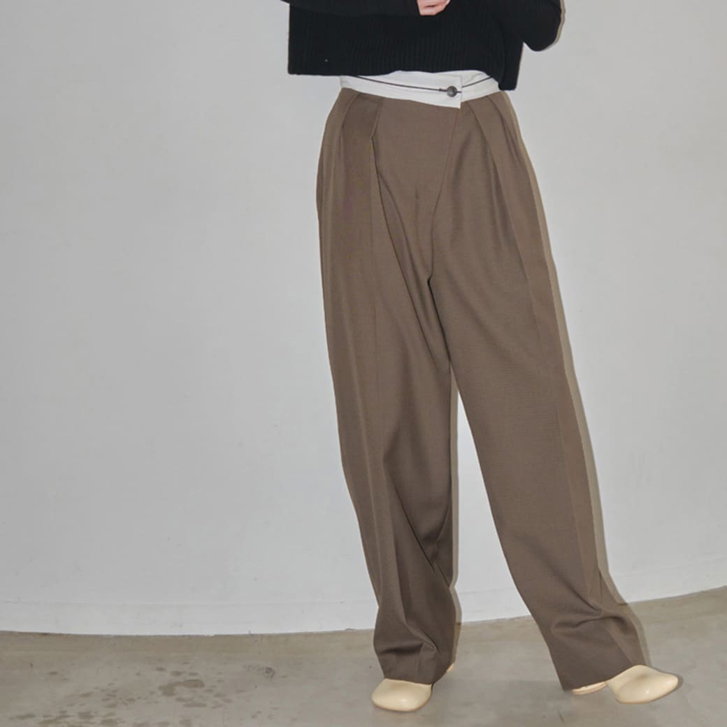 楽天市場】TODAYFUL トゥデイフル Front Slanting Trousers フロント