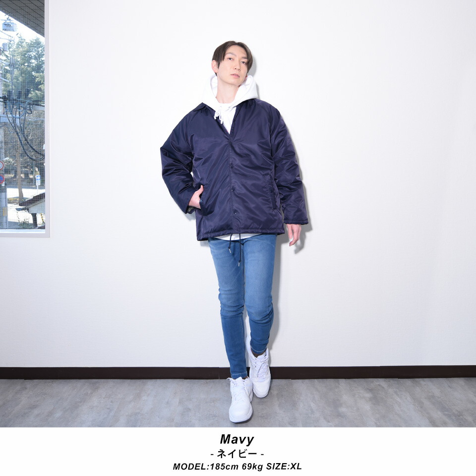 楽天市場】コーチジャケット ボアジャケット メンズ 無地 ジャンパー