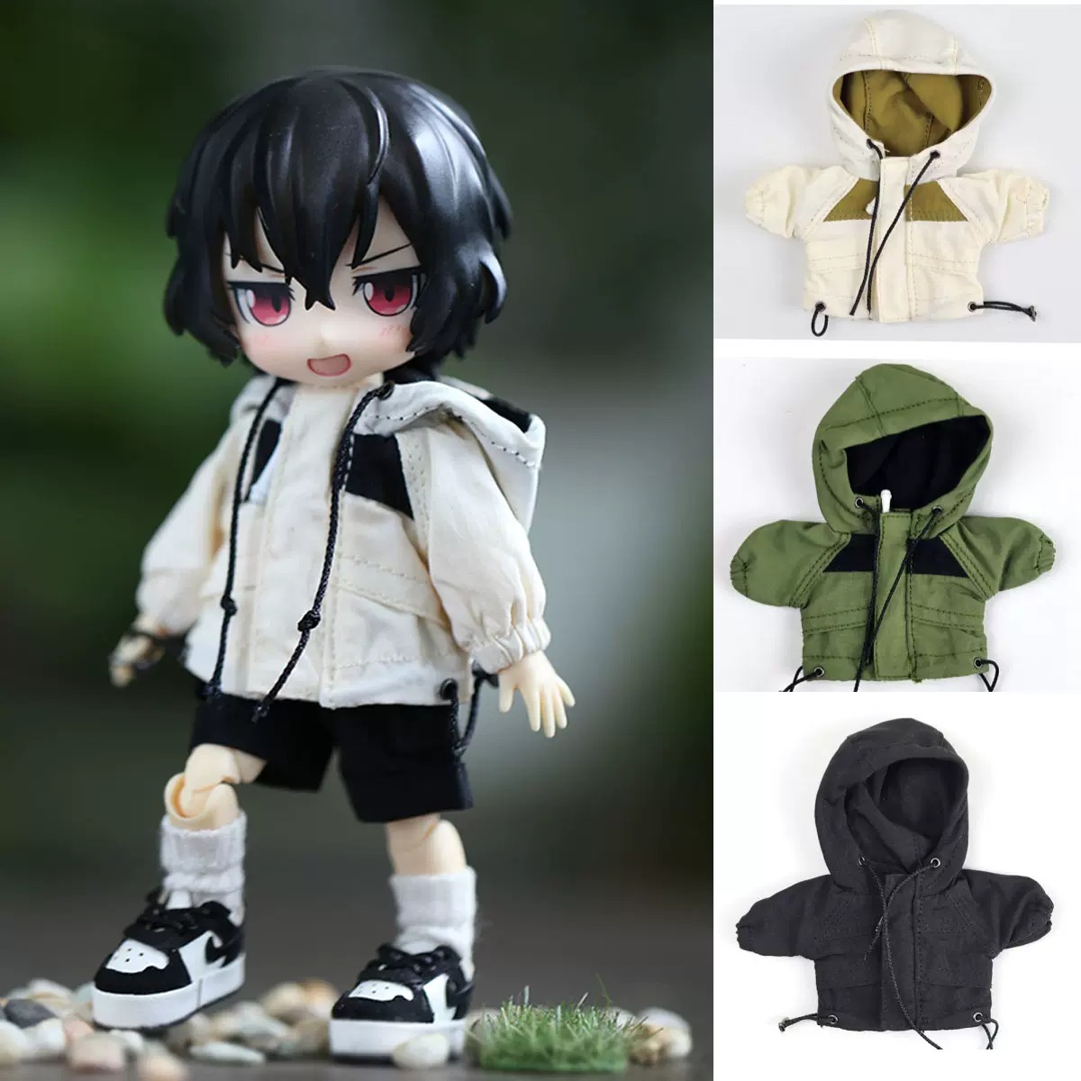 楽天市場】オビツ11 ドール 人形 服 衣装 パーカー フード トップス