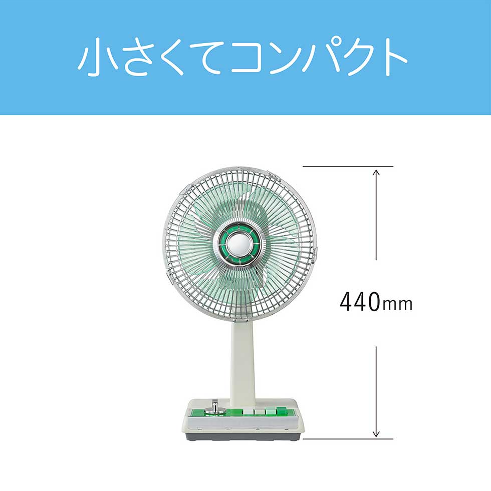 楽天市場】【訳あり・外箱不良】コイズミ レトロ 扇風機 グリーン