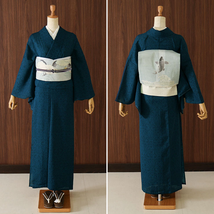 楽天市場】＼WeekendSale開催中!／当店限定!! [夏帯] 夏名古屋帯 鯉の