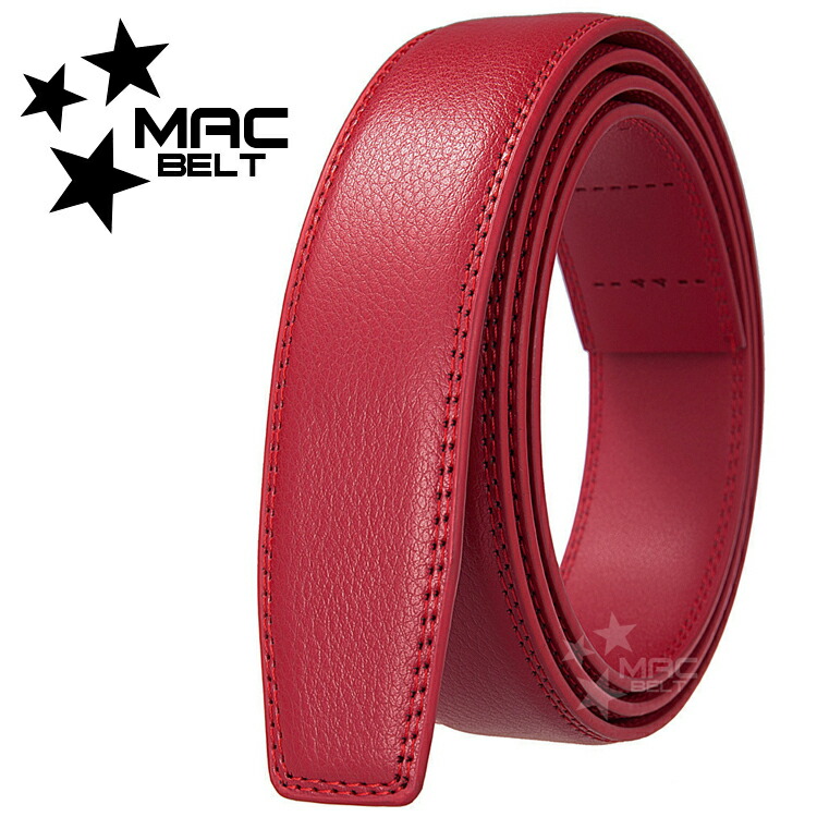 楽天市場】ベルト バックルなし メンズ 赤 ベルトのみ 30mm 35mm 本革