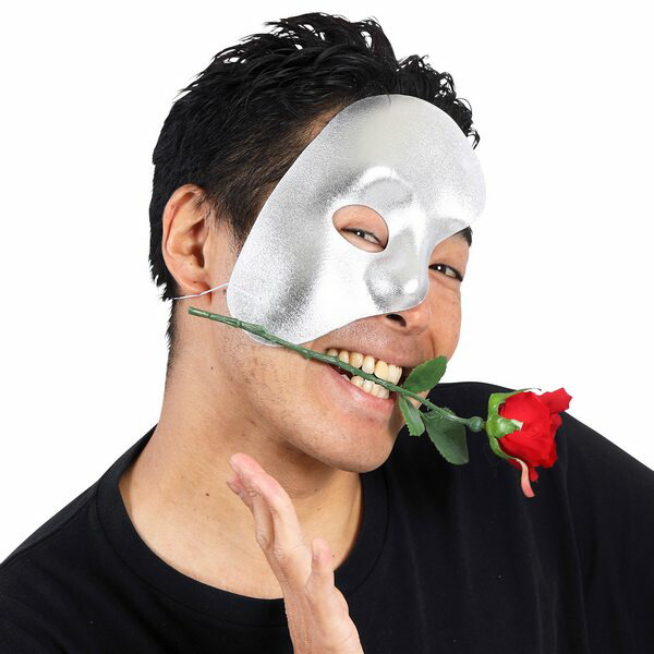 楽天市場】半分仮面 銀 【宴会の達人シリーズ 宴会芸 オペラマスク