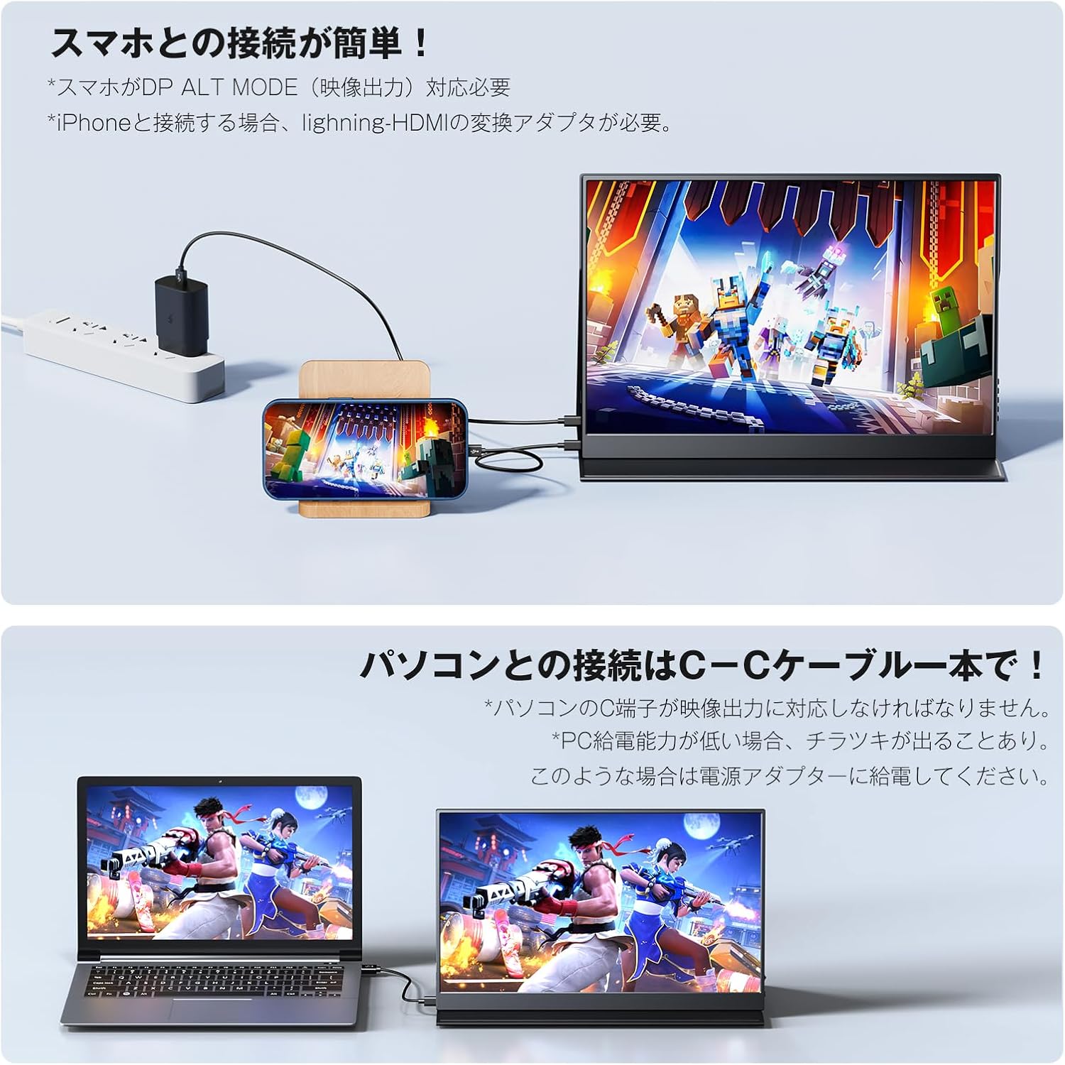 楽天市場】【超軽量薄型】 モバイルモニター 14インチ 2K モバイル