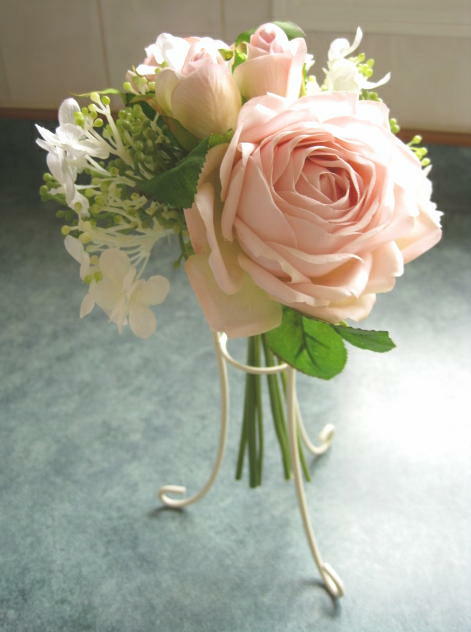 楽天市場】【花材】アイアン製 ワイヤーブーケホルダースタンドS 1個