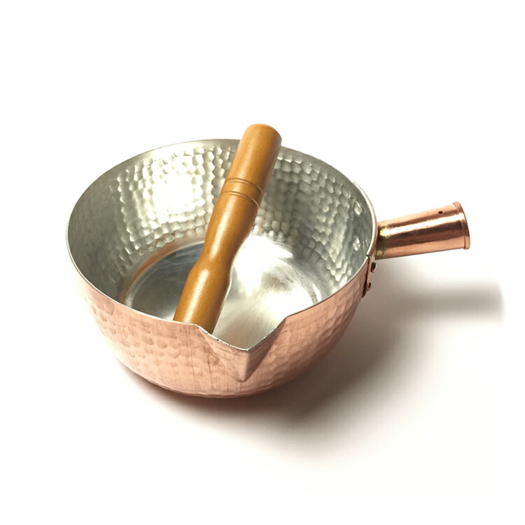 銅製鍋　両手銅鍋 製菓用具・業務用・厨房用・洋菓子・和菓子・餡子 楽天市場】銅手ボーズ鍋 21cm 2.4L ボーズ鍋 坊主鍋 片手鍋 銅鍋 銅製