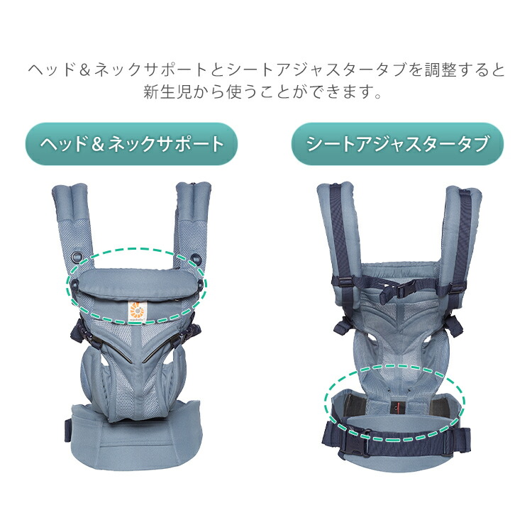 楽天市場】エルゴ オムニ360 クールエア 抱っこひも エルゴベビー EBC