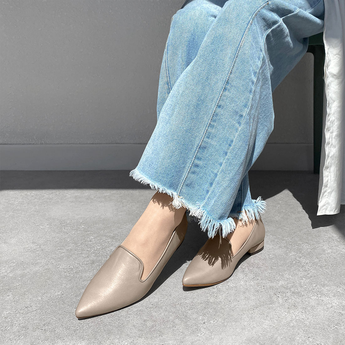 楽天市場】【50%OFF】美脚フラットシューズ 足が痛くない（なりにくい