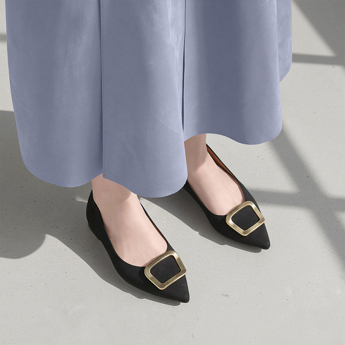 楽天市場】【20%OFF:WINTER SALE】美脚フラットシューズ 足が痛くない