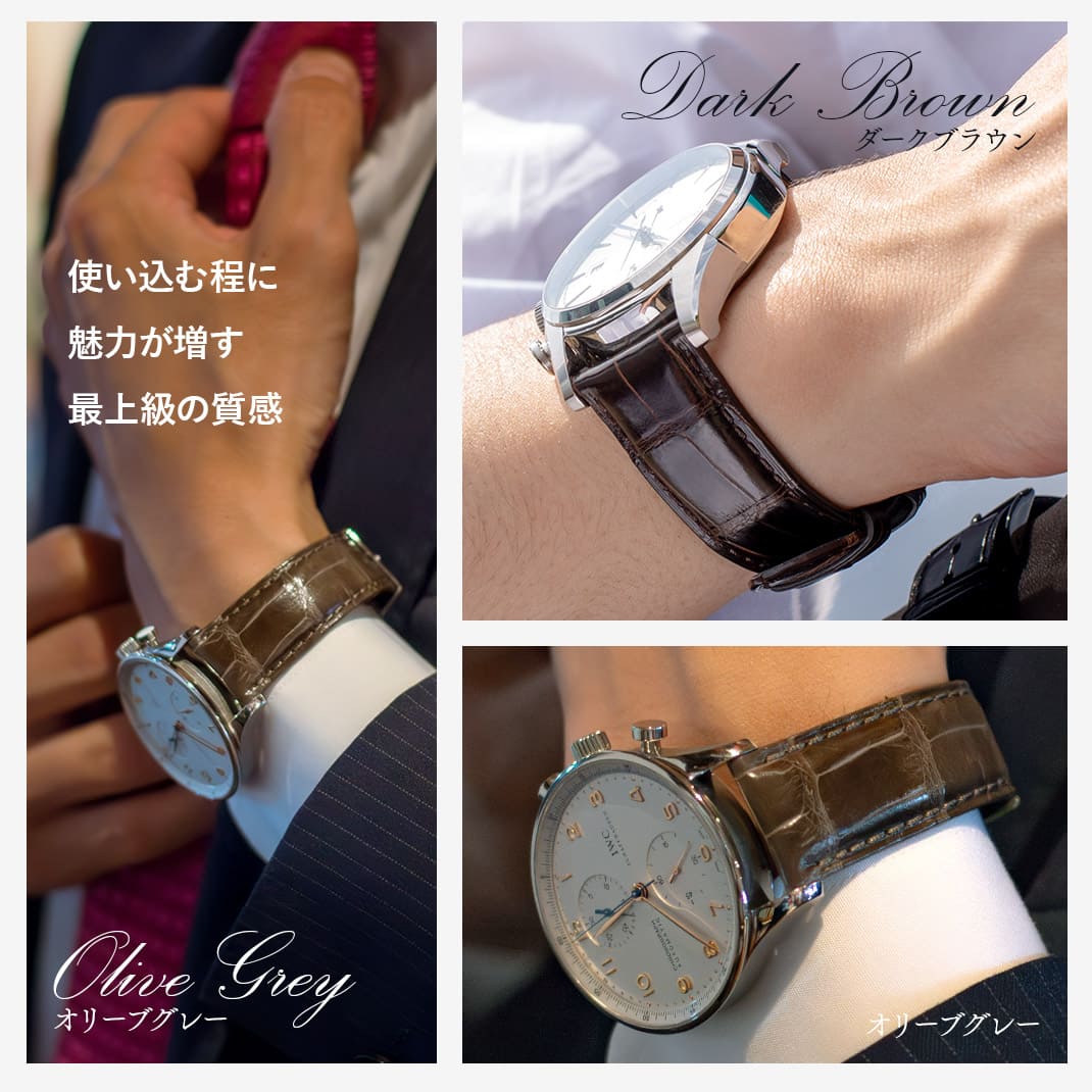 楽天市場】時計ベルト 20mm 裏ラバー 時計 ベルト22mm アリゲーター