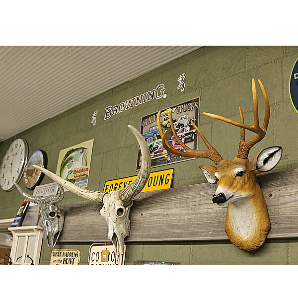 楽天市場】【在庫あり 即納】鹿 ウォールハンギング オブジェ