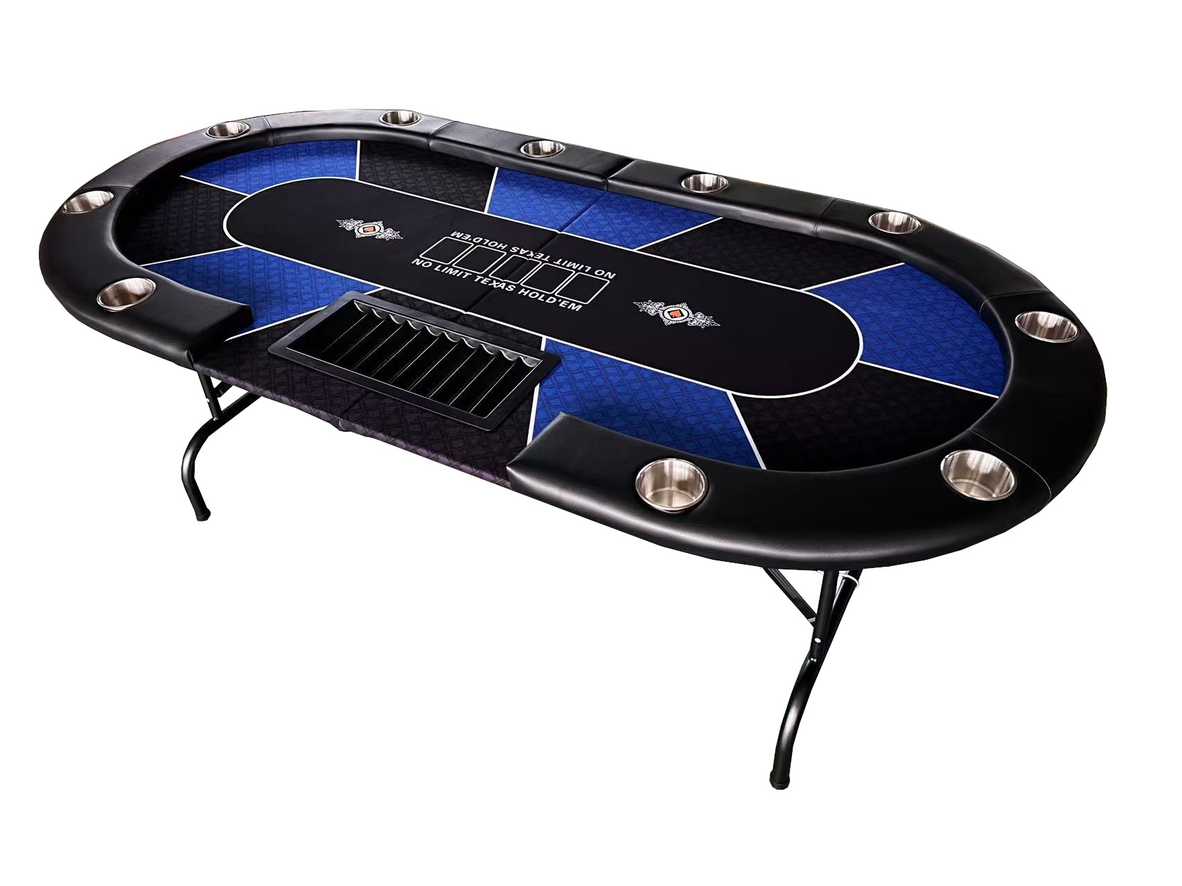 楽天市場】【すぐ遊べる 8点ポーカーテーブルフルセット】213cm×106 cm