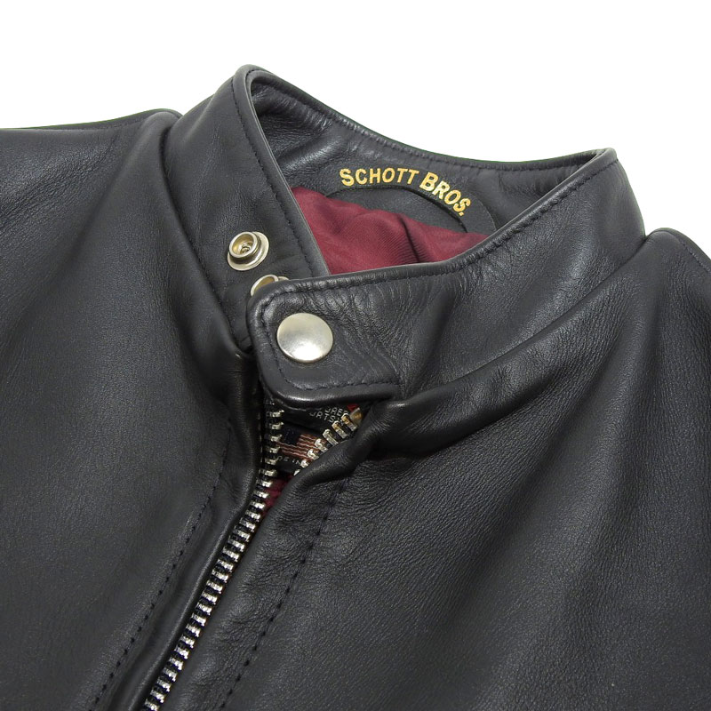 楽天市場】Schott ショット レザー ジャケット メンズ ブラック size