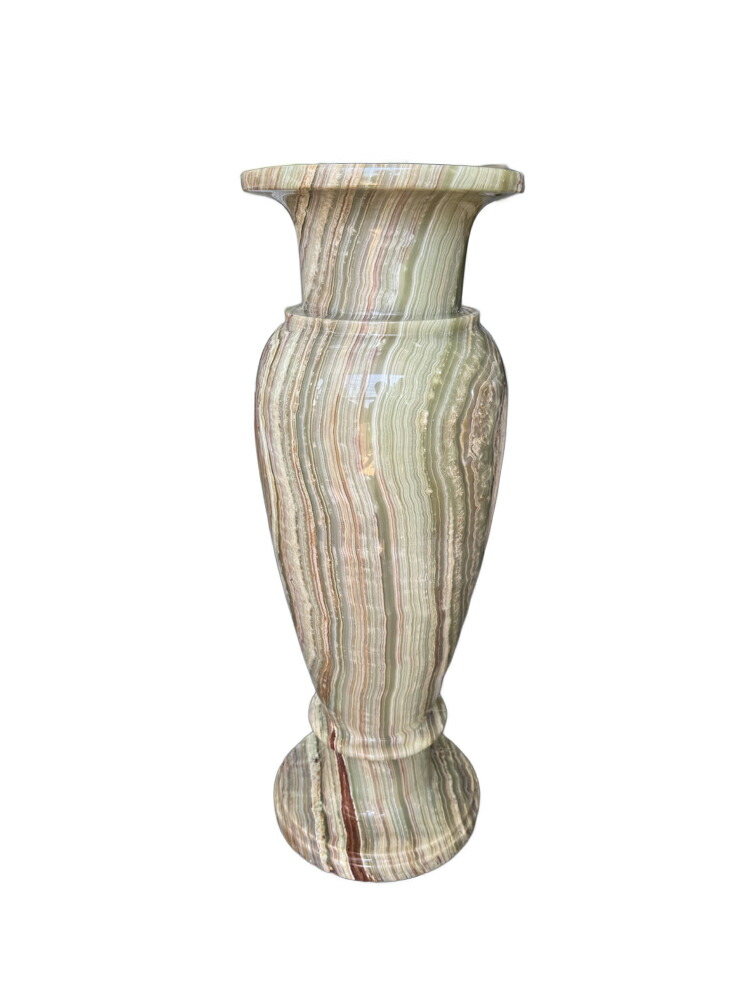 楽天市場】オニックス 花瓶 B オニキス インテリア 飾り壺 天然石