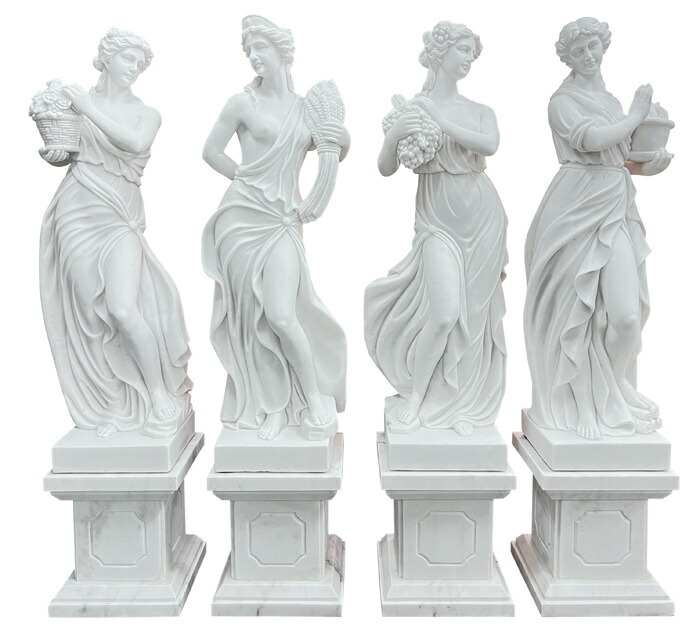 楽天市場】天然大理石彫刻 ぬくもりのヴィーナス (冬) 高さ160cm 石像