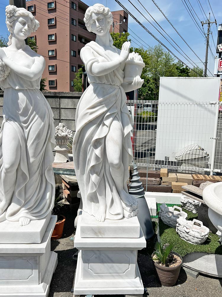 楽天市場】天然大理石彫刻 ぬくもりのヴィーナス (冬) H200cm 四季